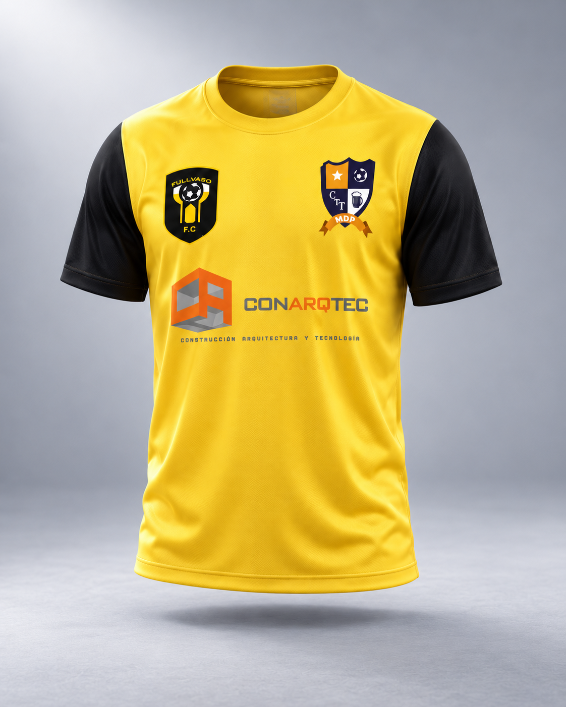 Camiseta jugador Fullvaso FC, vista frontal