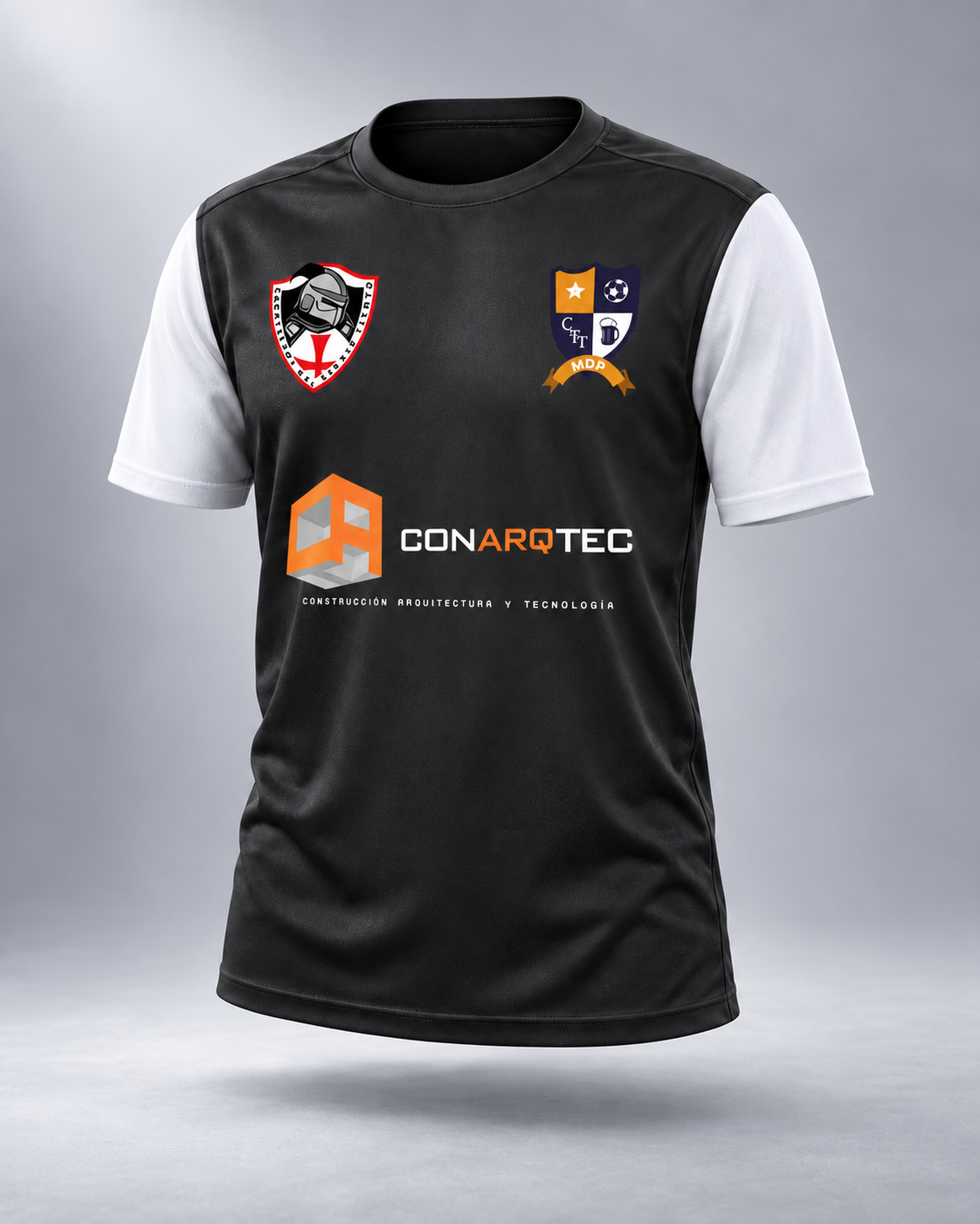 Camiseta jugador Caballeros del Tercer Tiempo, vista frontal