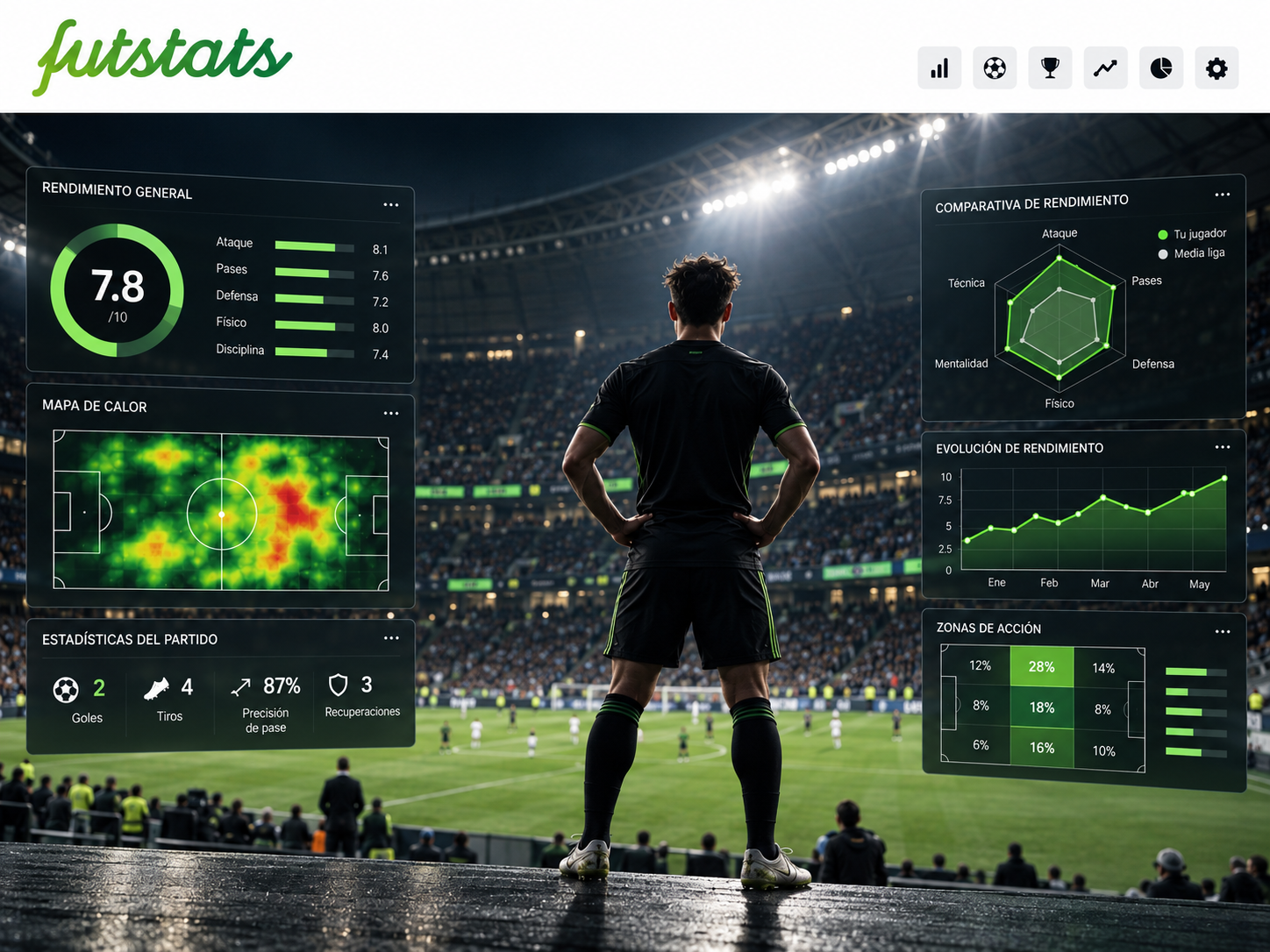 Vista previa del informe FutStats