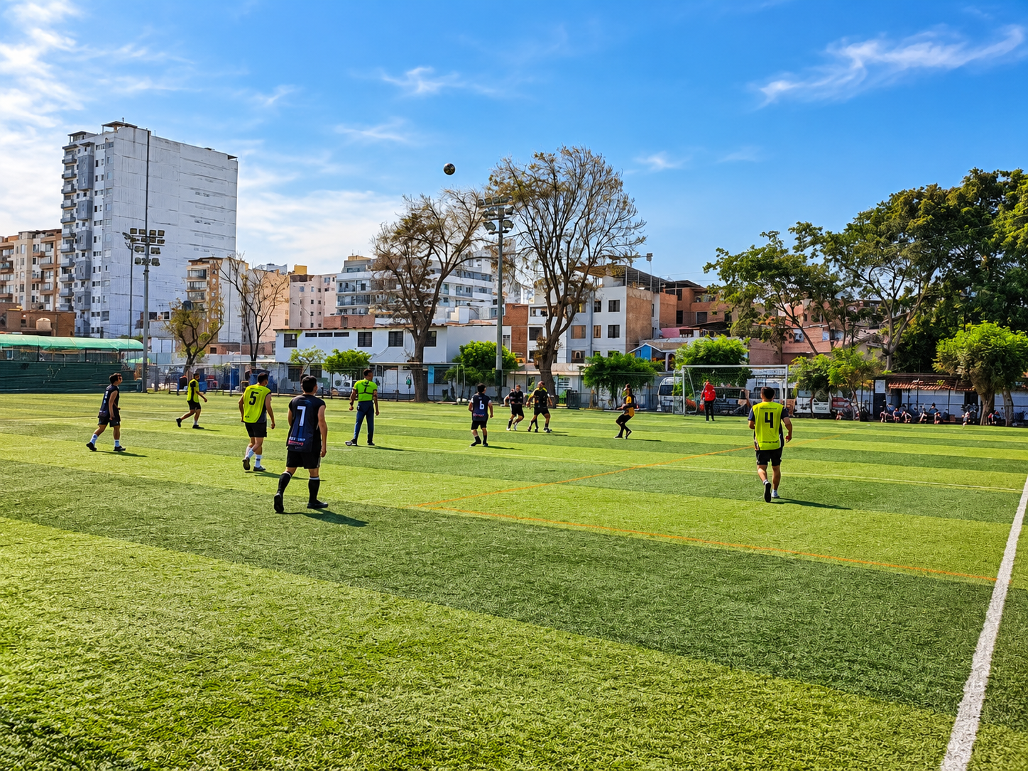 La comunidad MDP compartiendo en la cancha
