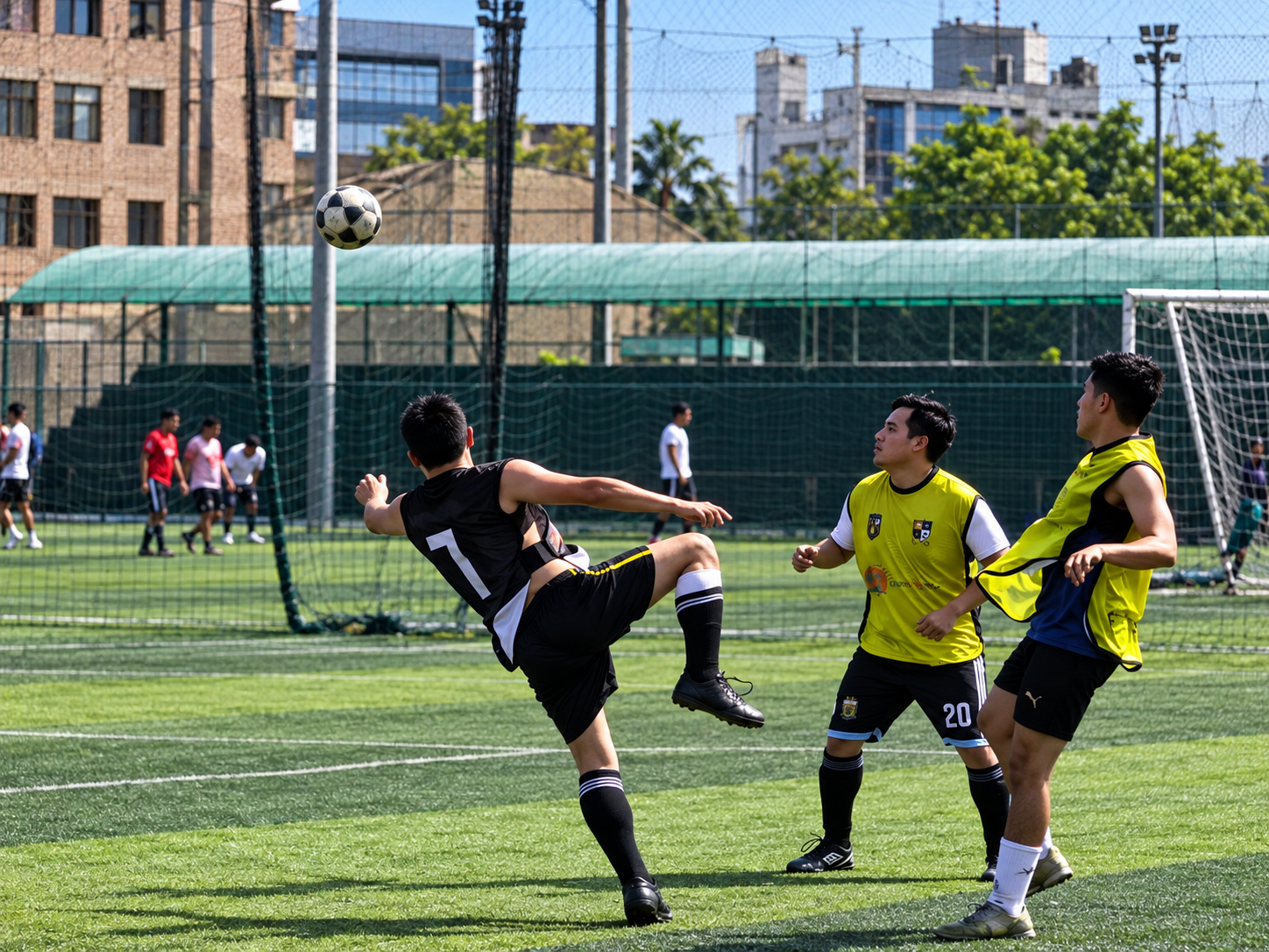 Jugadores de MDP durante un encuentro
